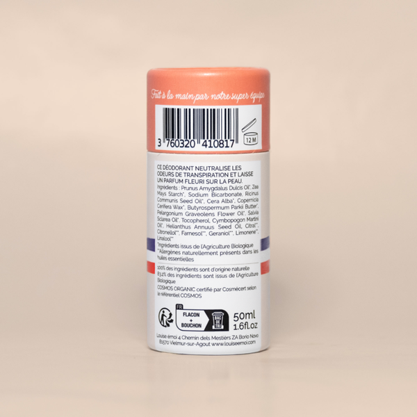 Déodorant stick géranium