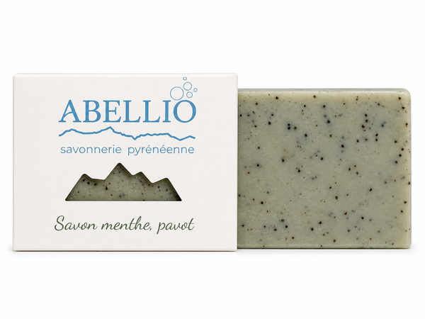 Savon menthe, pavot